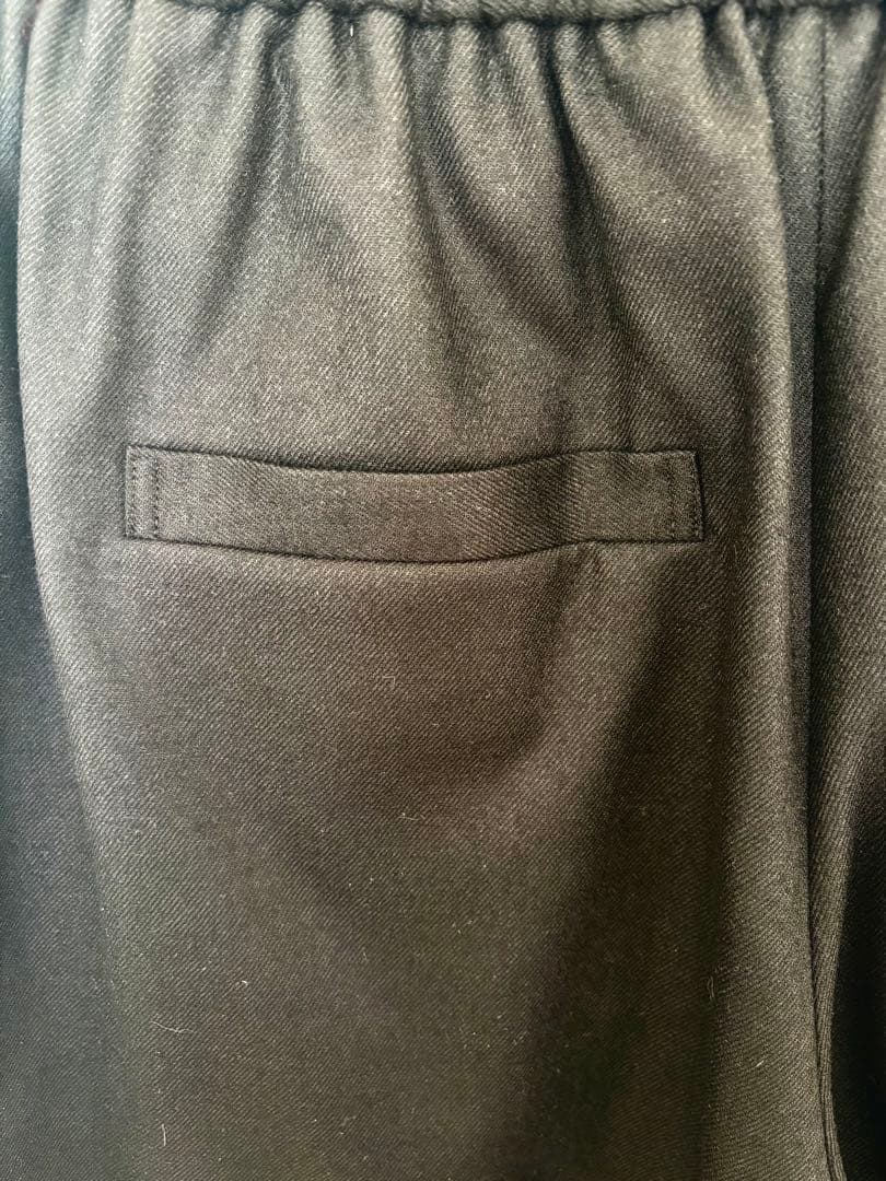 [新品タグ付き]イエナウォッシャブルサキソニーウールショートパンツ ブラック38