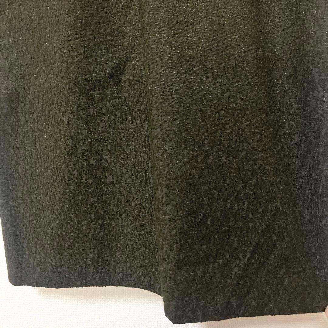 人気　カナ　ジャガード ワンピース チュール トップス セット ブラウン　S