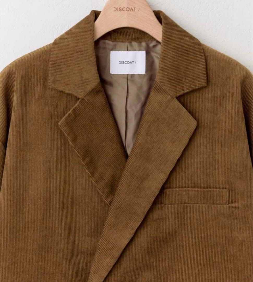 ディスコート★コーデュロイWブレストジャケット