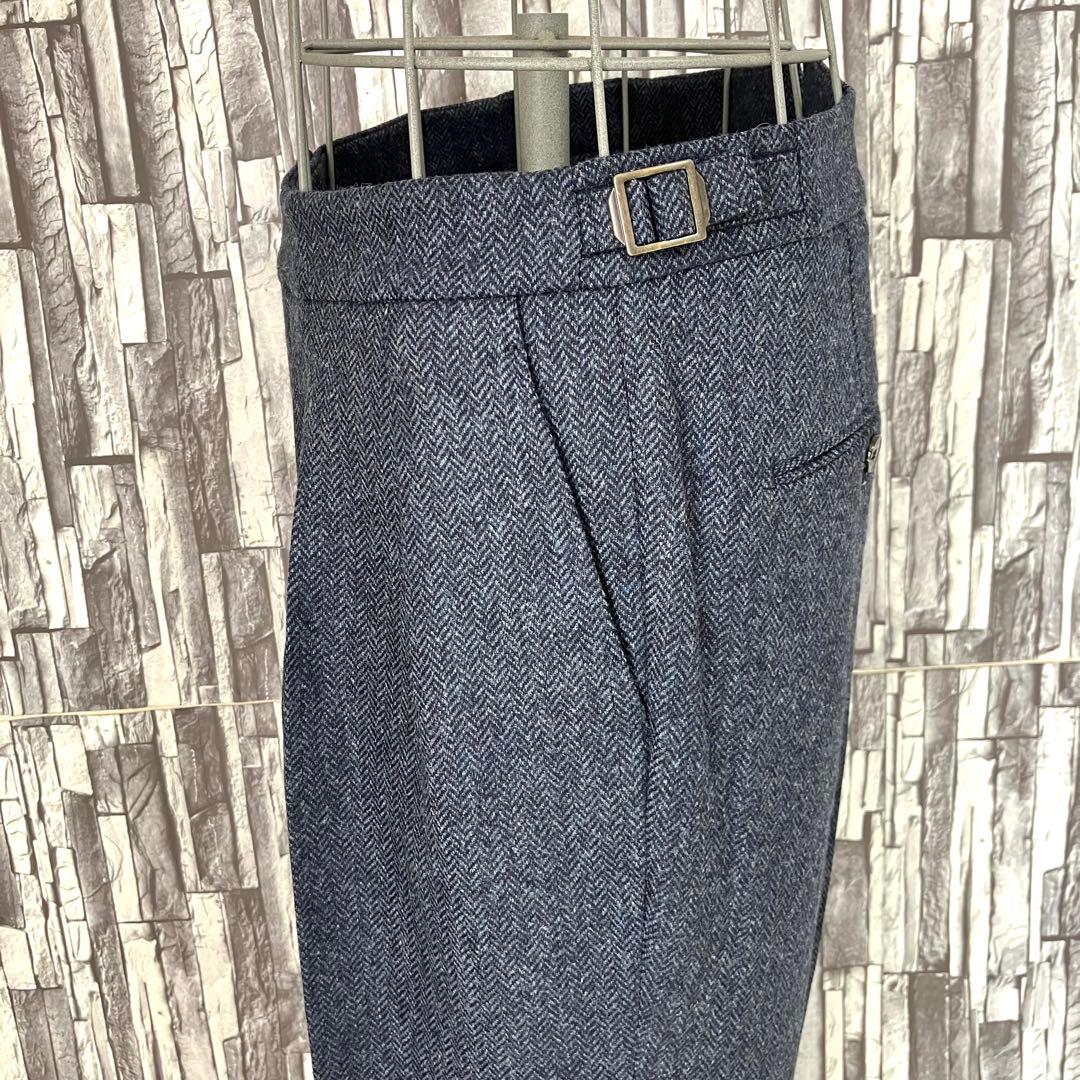 BERWICHベルウィッチ・scotchスコッチ・ブルーグレー・ヘリンボーン48