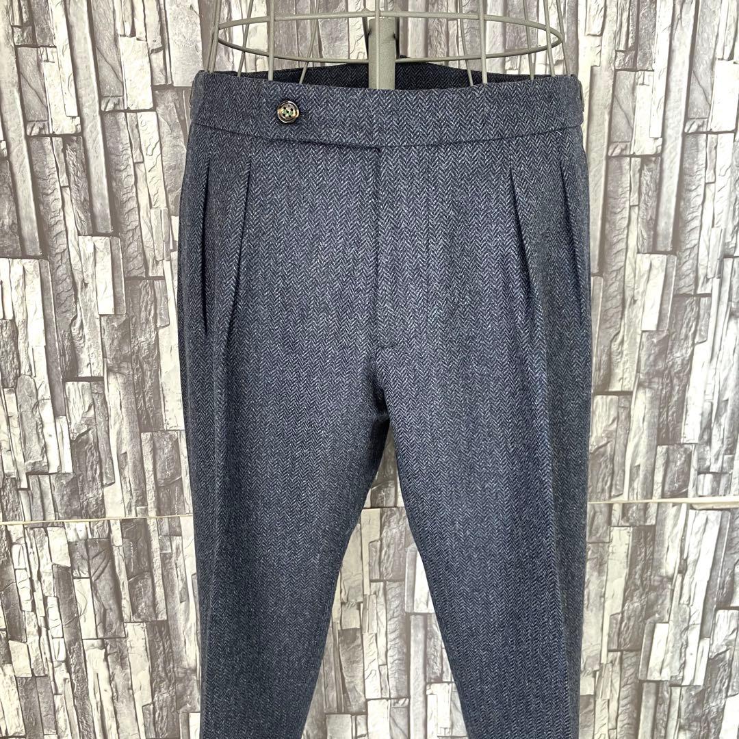 BERWICHベルウィッチ・scotchスコッチ・ブルーグレー・ヘリンボーン48