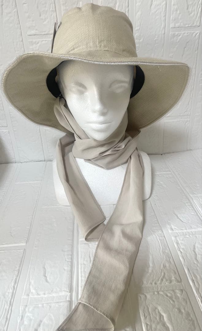 【新品】アンテプリマクロッシェハットサマーシールドリボンスカーフ遮熱遮光UVケア