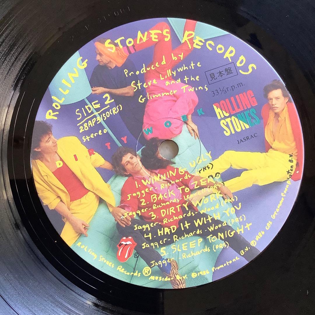 レア非売品!レコード新品! ローリングストーンズ1986年 日本オリジナル