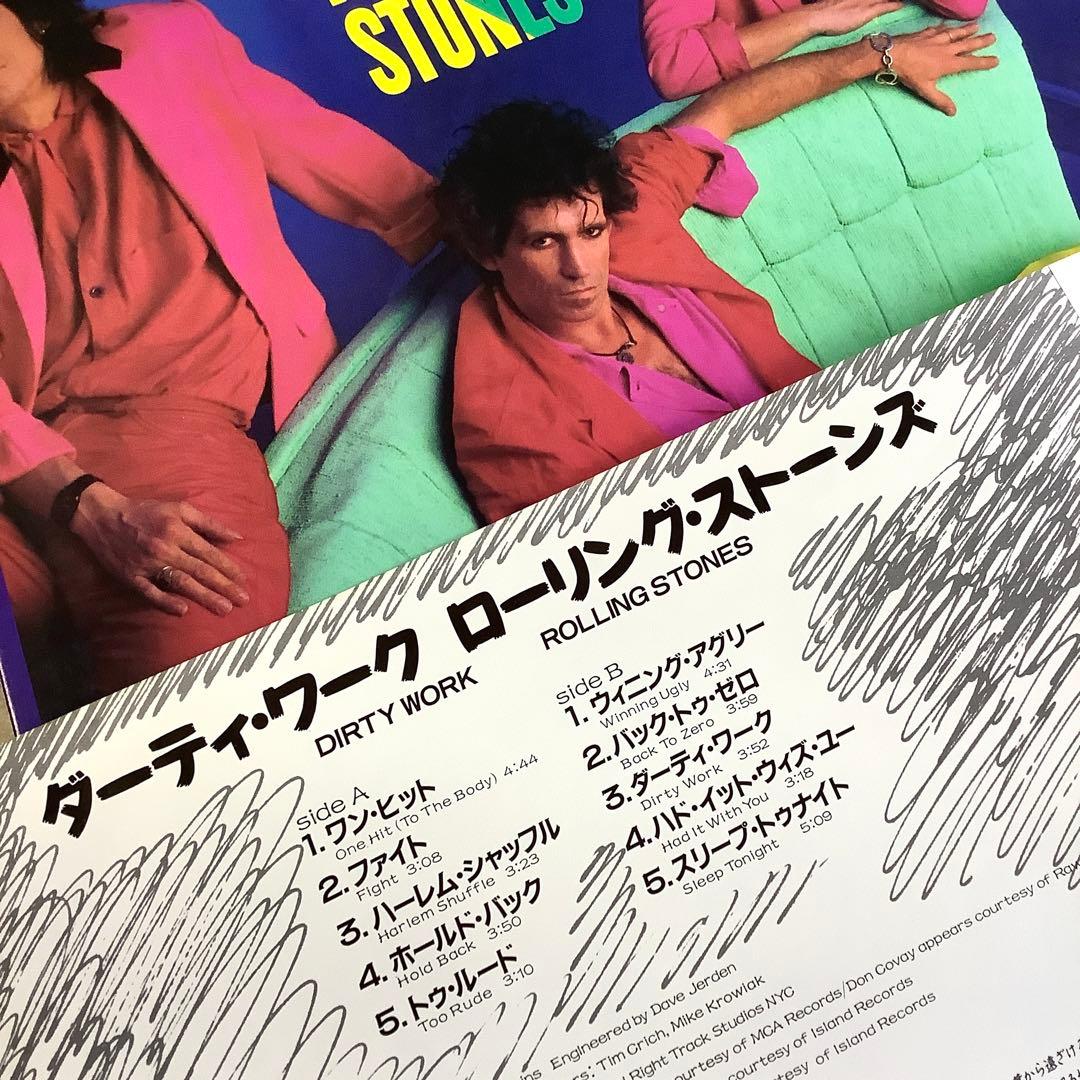 レア非売品!レコード新品! ローリングストーンズ1986年 日本オリジナル