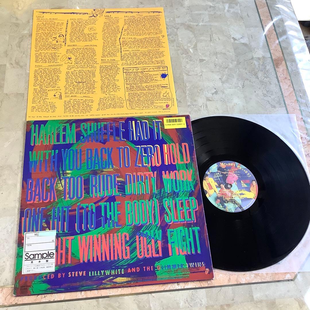 レア非売品!レコード新品! ローリングストーンズ1986年 日本オリジナル