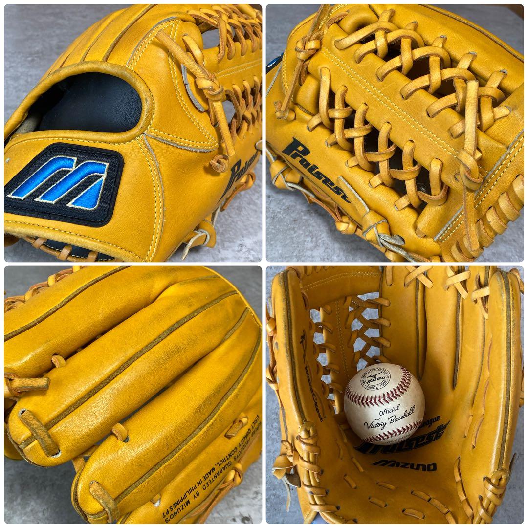 ミズノ 青ビュー 一般 大人用 硬式 野球 グローブ 状態良好としてはレア