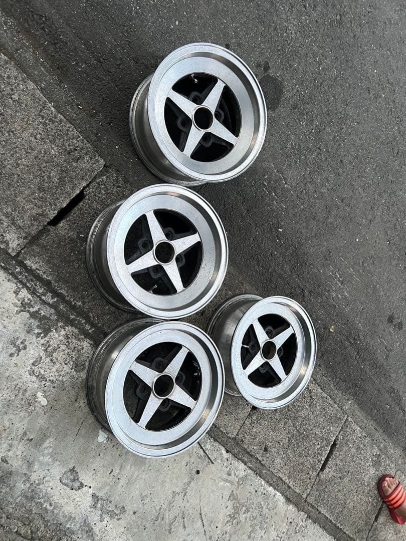 T*K様 エクイップ01 当時物　7J6.5J pcd114.3 4本セット　ケ