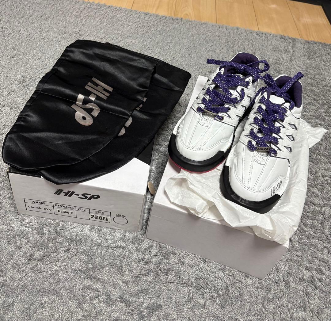 11-SP ボウリングシューズ 23.0cm ホワイト/パープル