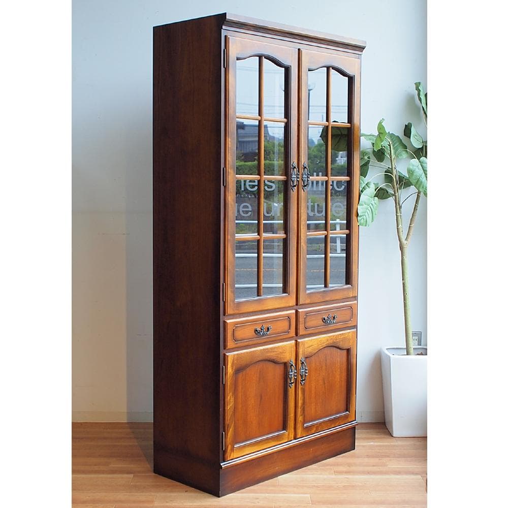 オールドカリモク/karimoku コロニアル カップボード 幅89cm