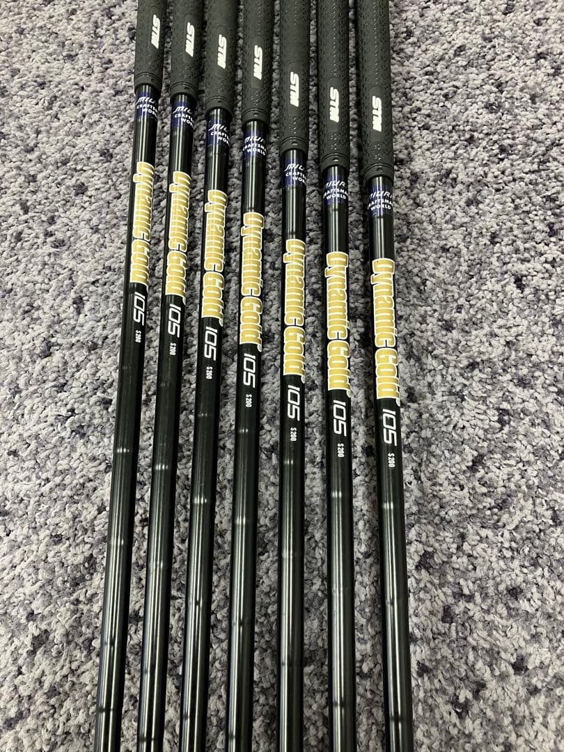 訳あり三浦技研CB-302 7本 5i〜G D/G105オニキスブラックS200