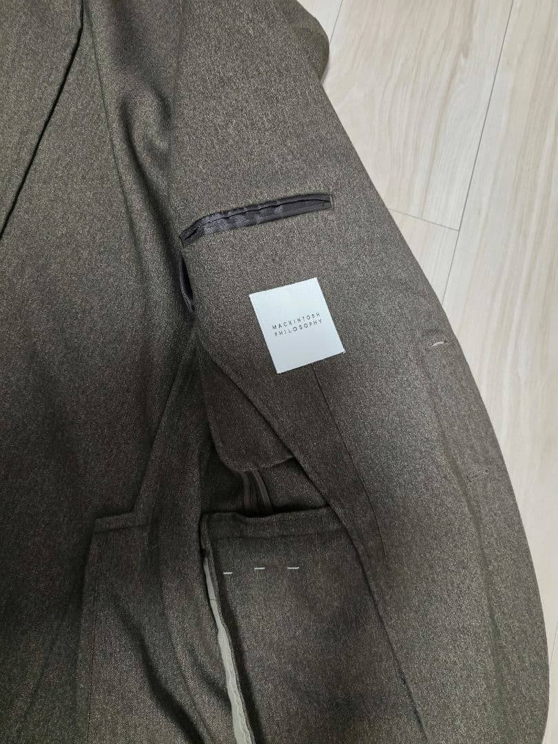 マッキントッシュフィロソフィー　トロッター スーツ ブラウン L