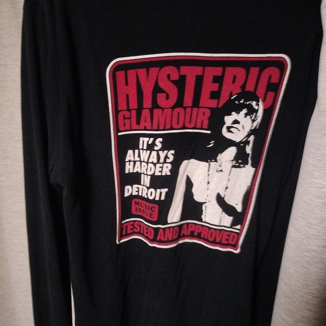 ヒステリックグラマー レッド ブラック ジップパーカー M