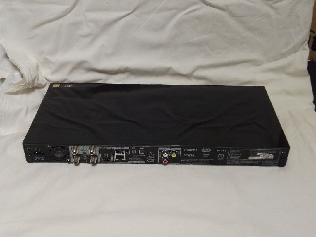 即発送!使用頻度少の完動美品!SONY BDZ-ZW1700ブルーレイレコーダー