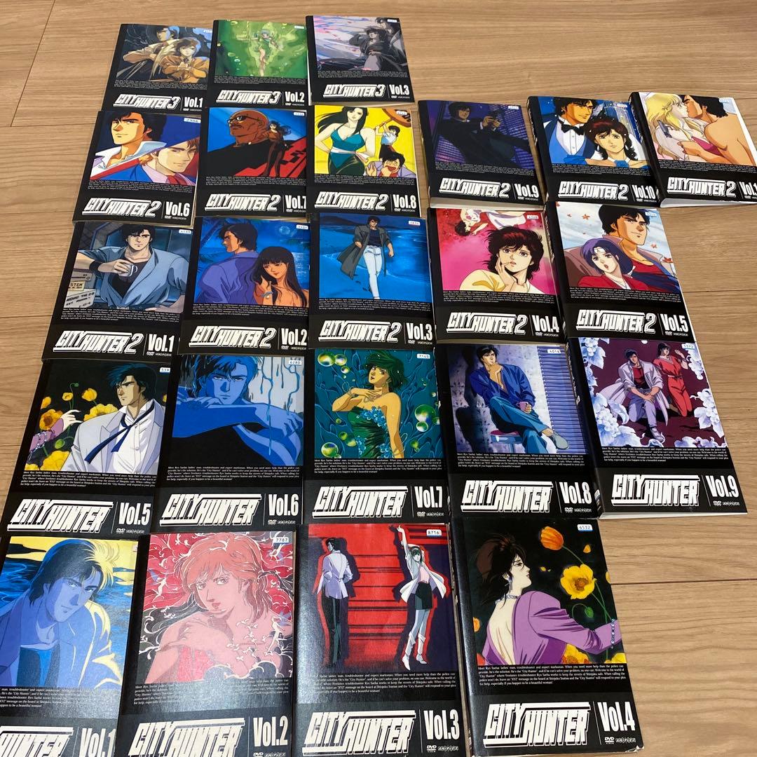 DVD シティーハンター 全9巻 2期 全11巻 3期 3巻 全23巻 セット