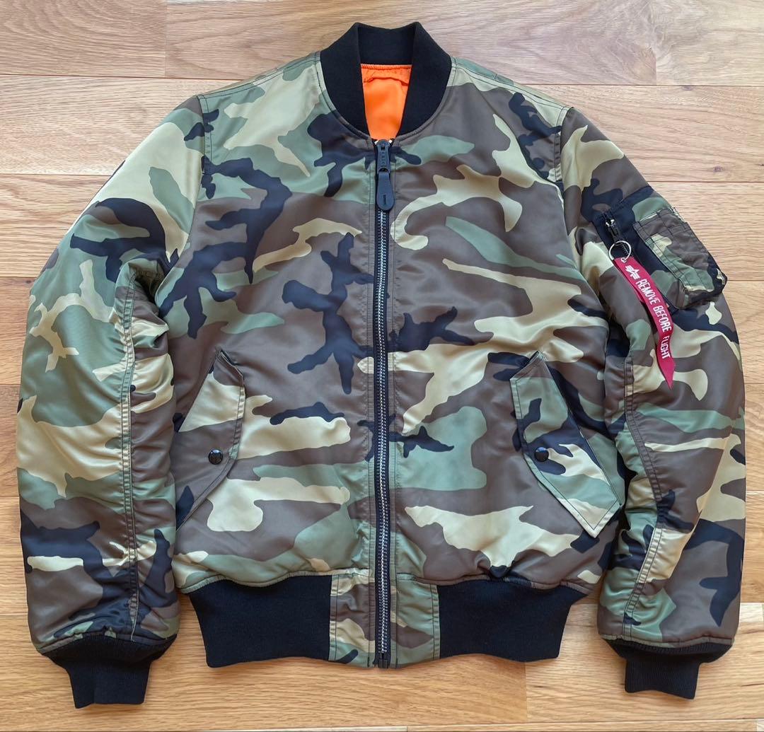 《alpha》アルファMA-1迷彩Lサイズ