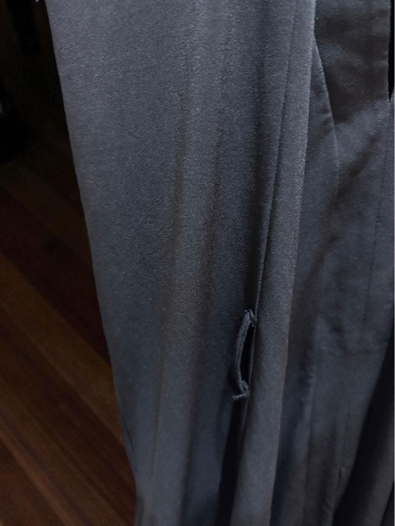 チャコット メンズ社交ダンス衣装 黒 L 共布ベルト付