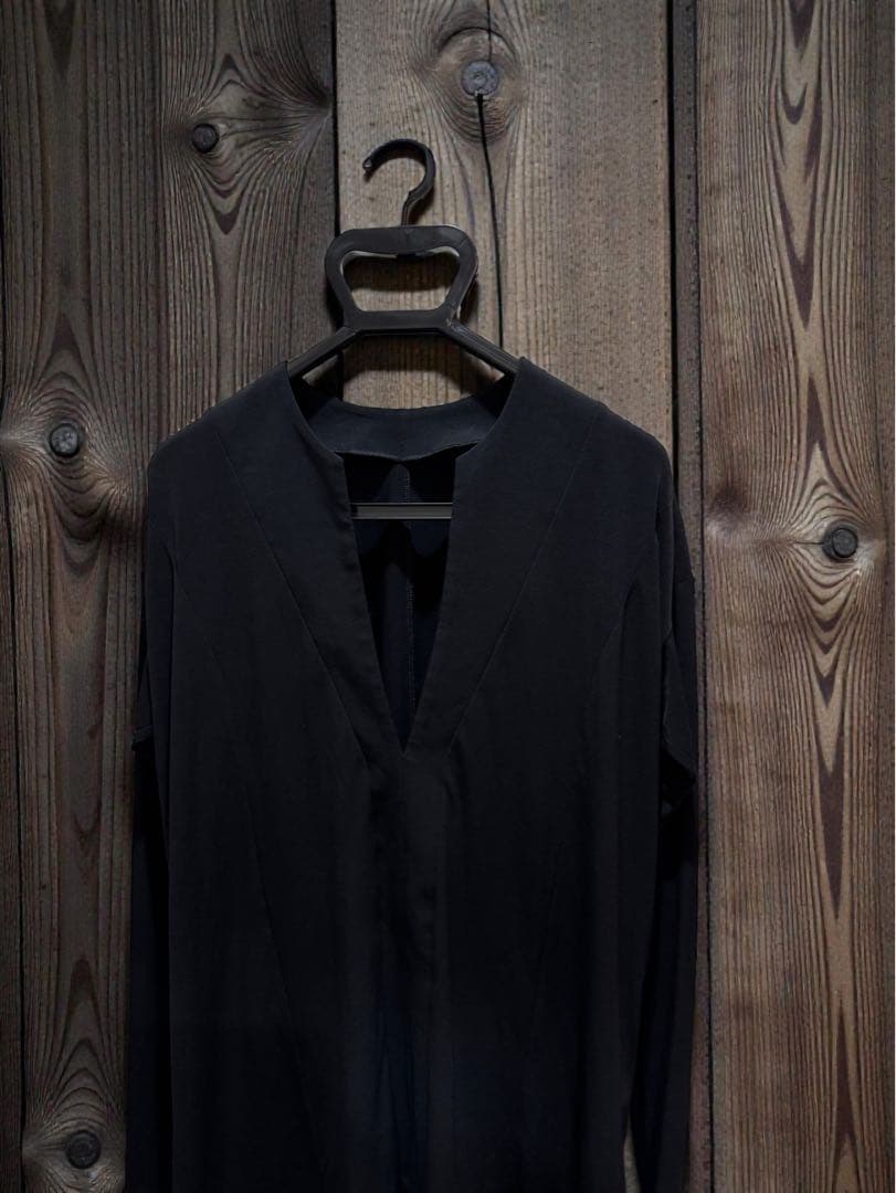 チャコット メンズ社交ダンス衣装 黒 L 共布ベルト付