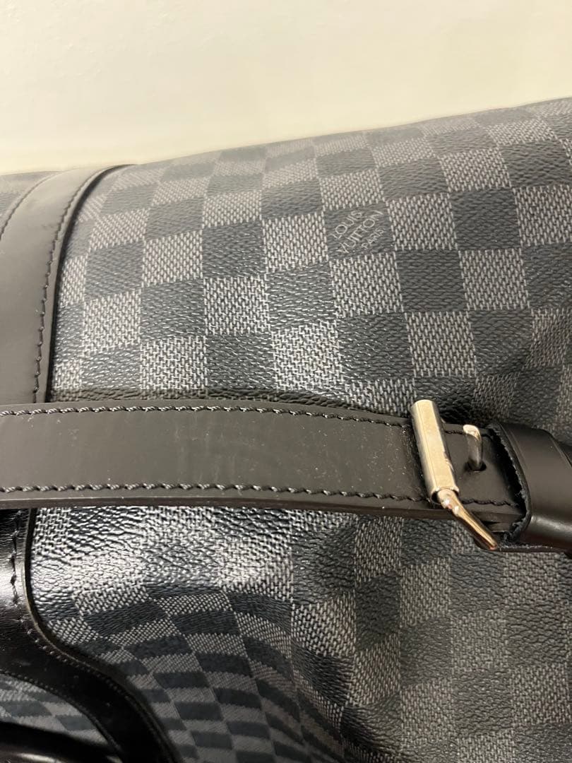 値下美品ダミエグラフィットキーポルバンドリエール55