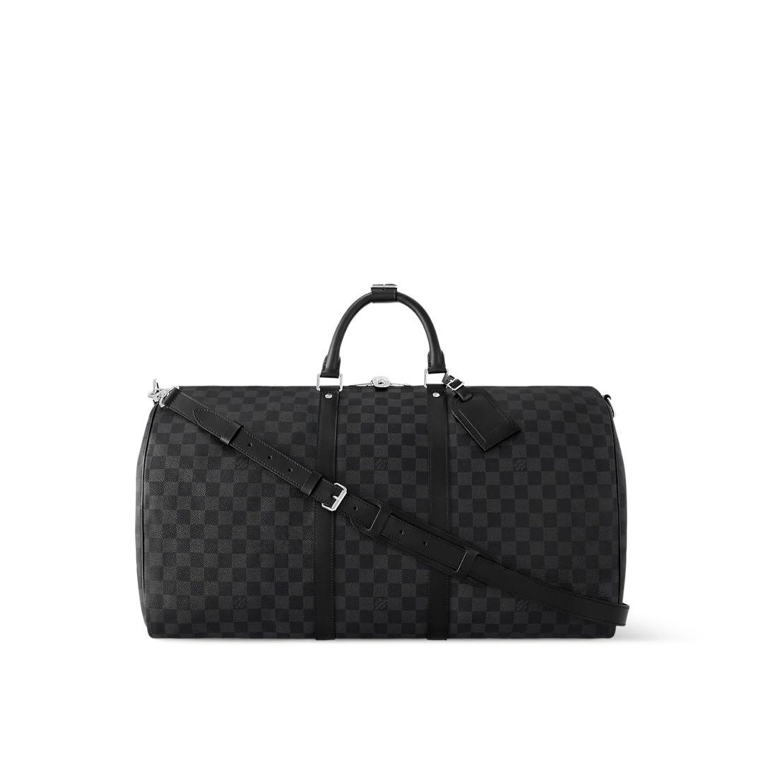 値下美品ダミエグラフィットキーポルバンドリエール55