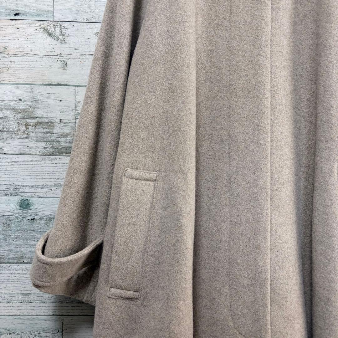 ☆美品☆ナチュラルビューティーベーシック　ボリュームAラインコート　ベージュ