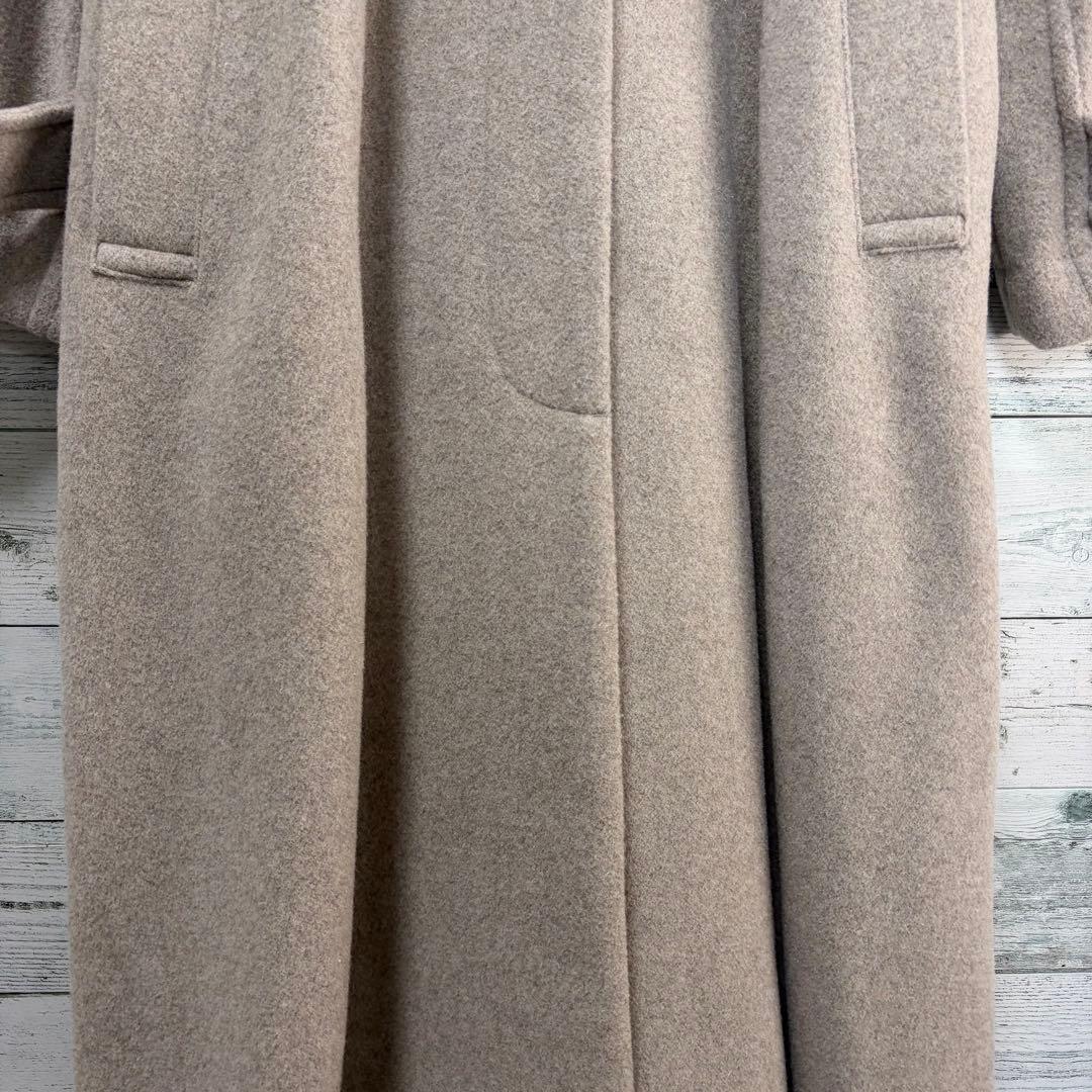 ☆美品☆ナチュラルビューティーベーシック　ボリュームAラインコート　ベージュ