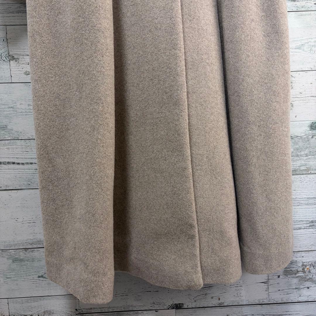 ☆美品☆ナチュラルビューティーベーシック　ボリュームAラインコート　ベージュ