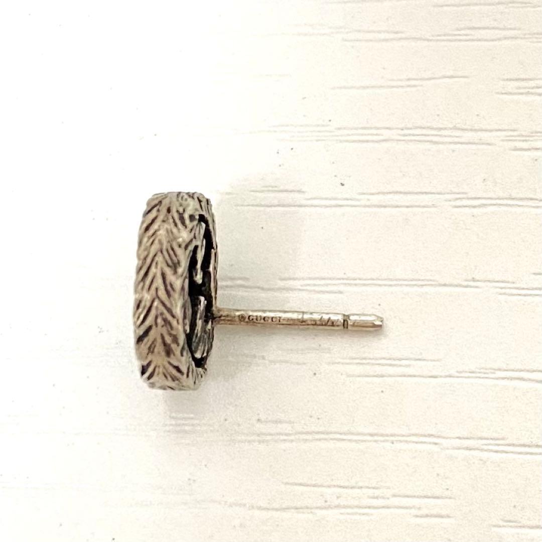 GUCCI グッチ アラベスク インターロッキングG ピアス 片耳