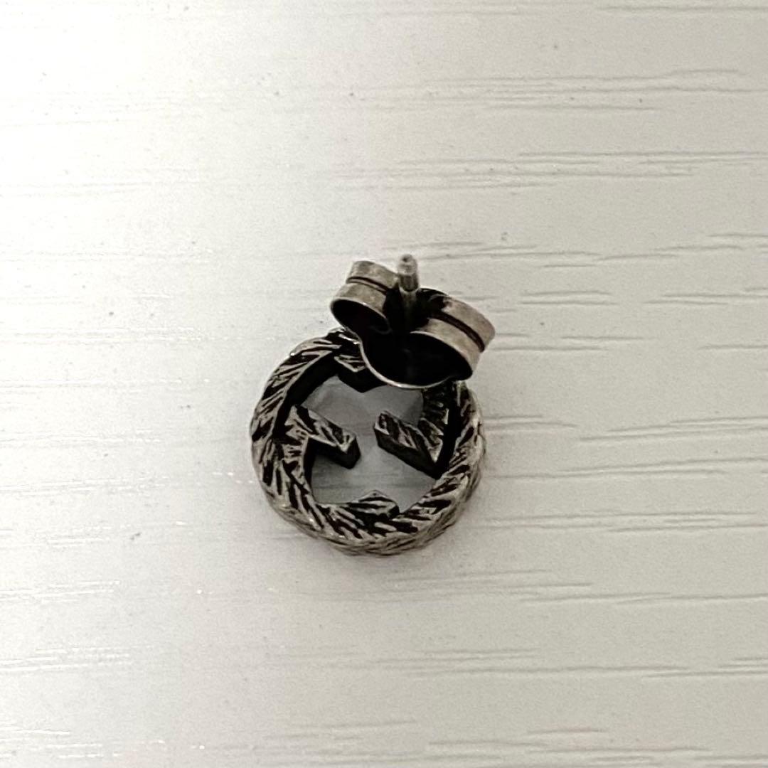 GUCCI グッチ アラベスク インターロッキングG ピアス 片耳