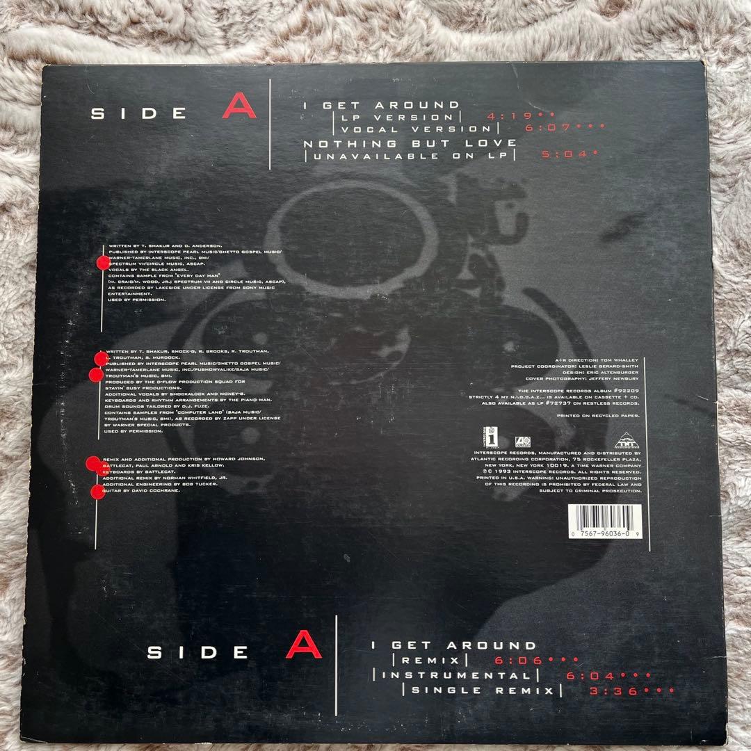 【厳選】Dr Dre ,Snoop Doggy dogg,2pac シングル4枚