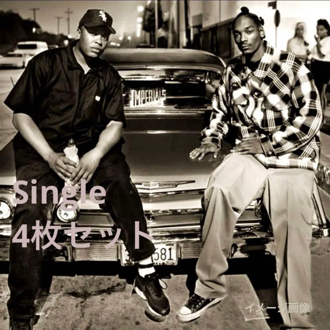 【厳選】Dr Dre ,Snoop Doggy dogg,2pac シングル4枚