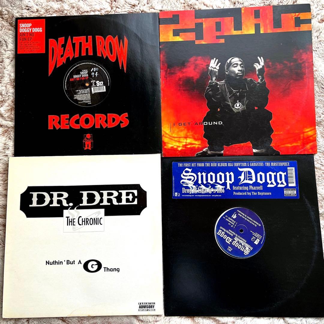 【厳選】Dr Dre ,Snoop Doggy dogg,2pac シングル4枚