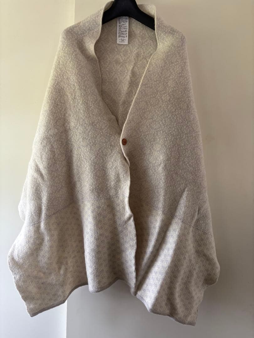 gasa ショール　ストール　グレーベージュ