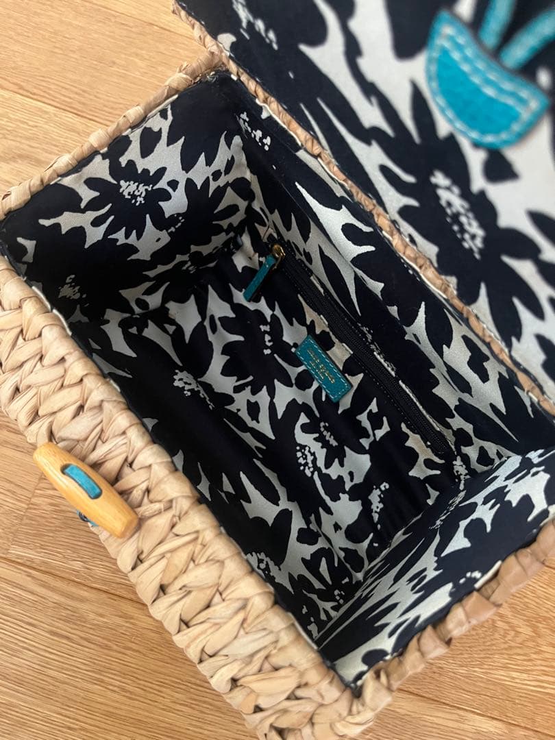 ケイトスペード Kate spade /blue bird お家型バッグ