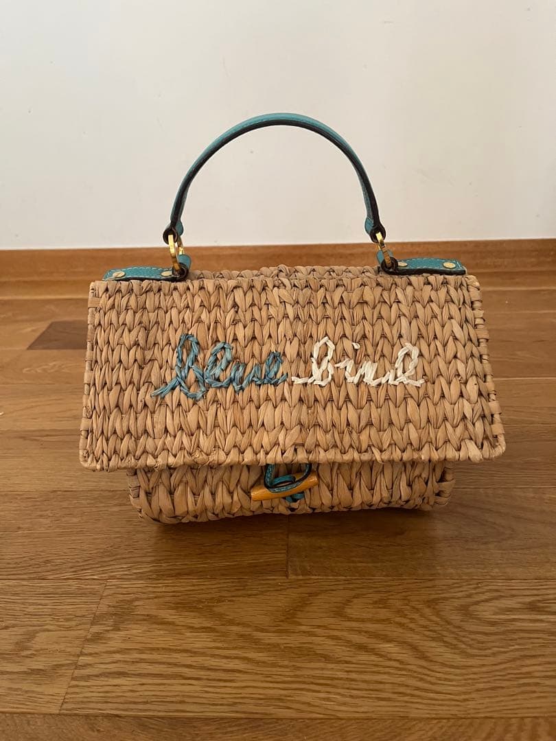 ケイトスペード Kate spade /blue bird お家型バッグ