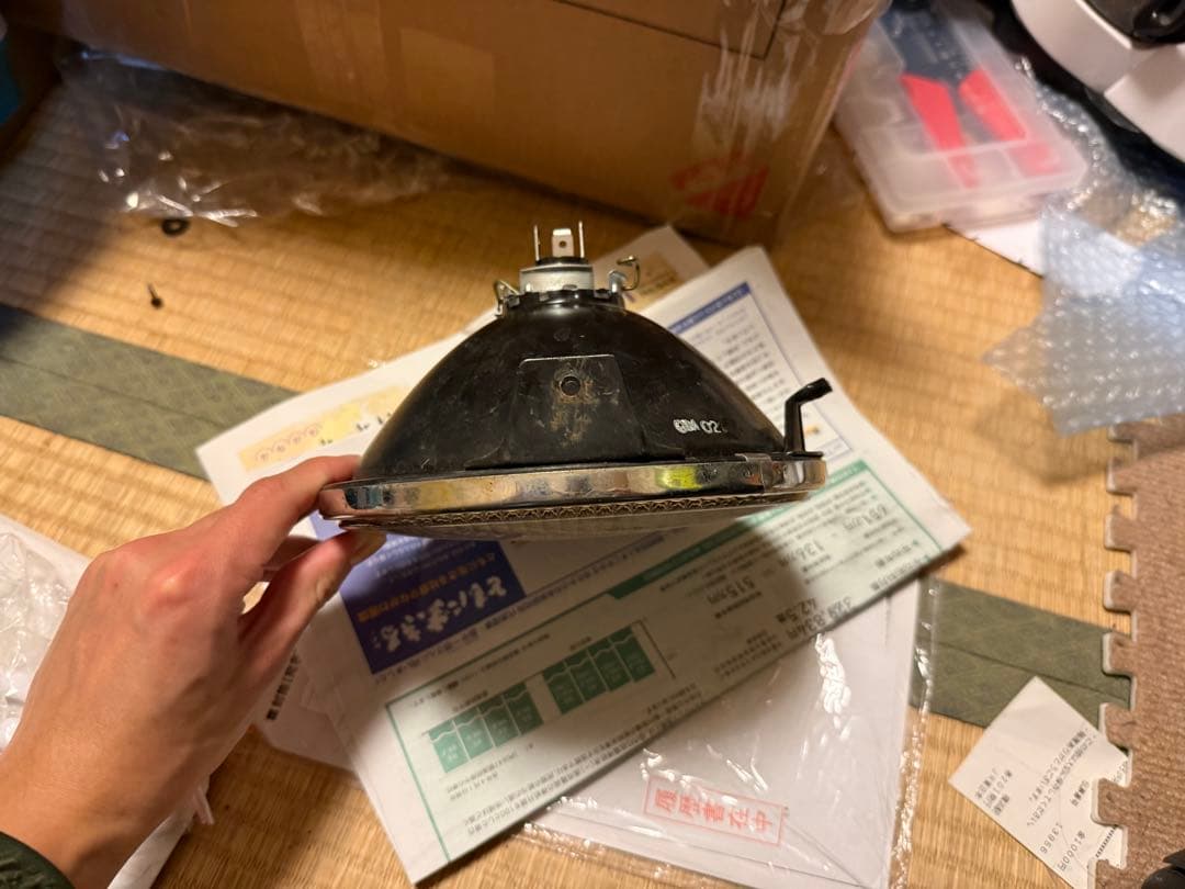 ゼファーχ 純正 ヘッドランプ レンズ