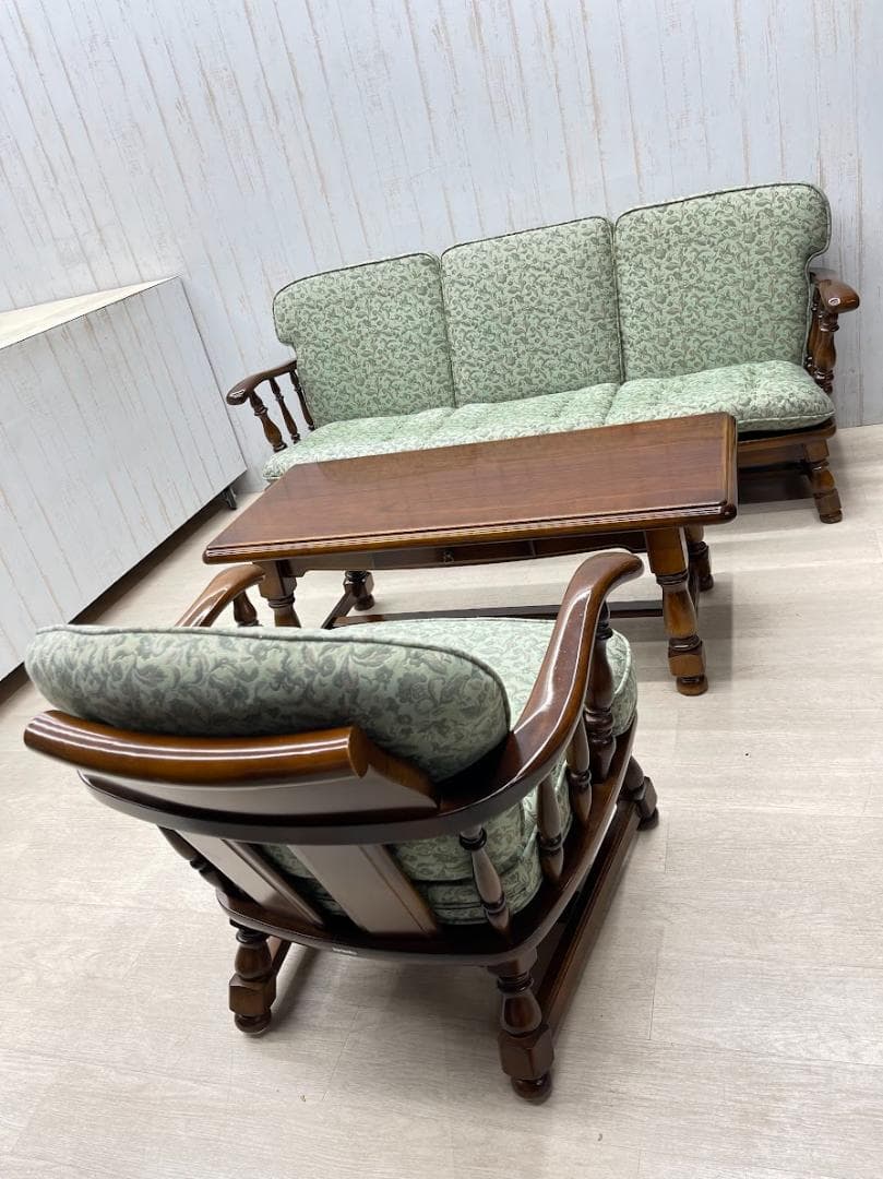 karimoku コロニアル 応接セット ソファ テーブル チェア カリモク家具