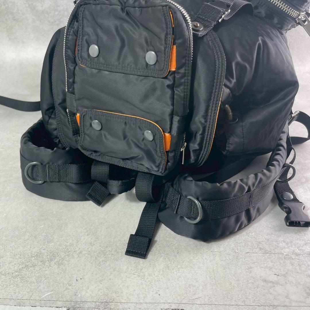 極美品✨PORTER 吉田カバン タンカー リュックサック 黒 大容量 ポケット