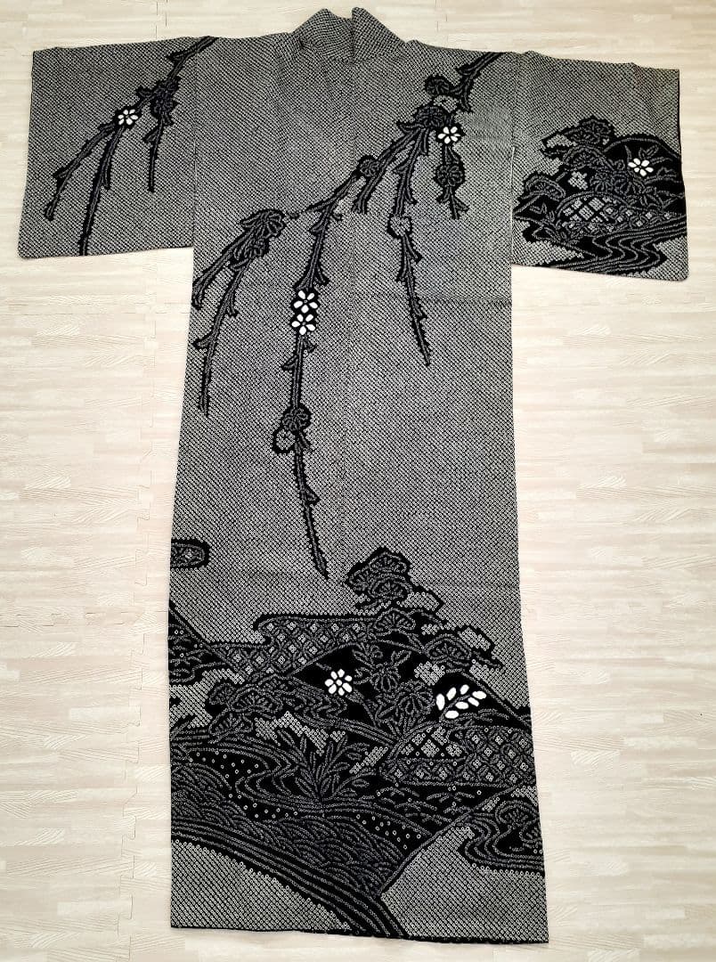 着物　絞り　正絹