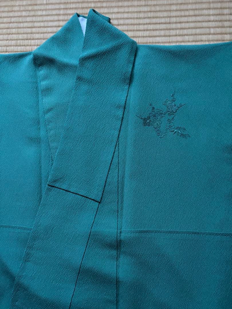 訪問着　ちりめん正絹　汕頭柄