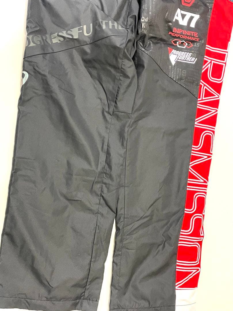 アシックス【Ｍ】XAW720-XAW820 ウォーマー上下組 ブラック 黒