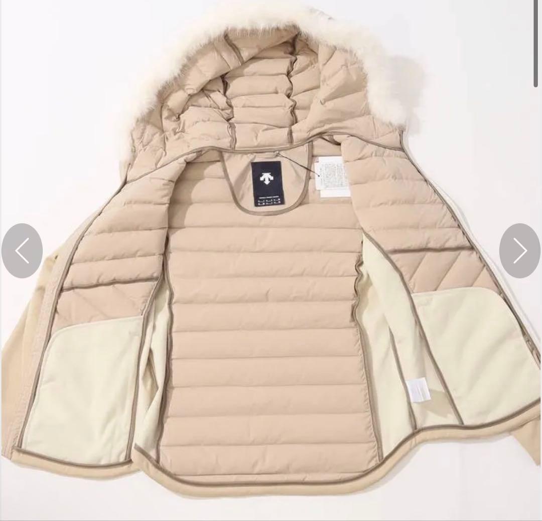 【超美品】デサントゴルフ　ハイブリッドフーディーダウンジャケット