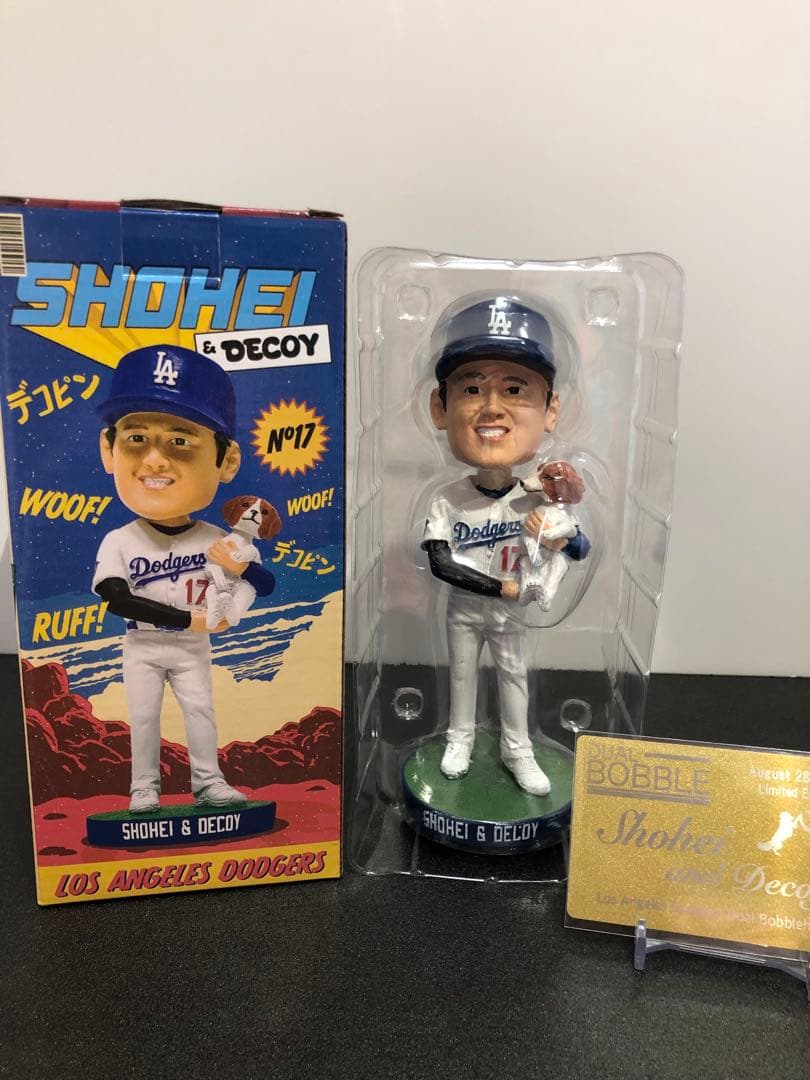 【大谷翔平】2024.8.28 球場配布 \"翔平&デコピン\" ボブルヘッド