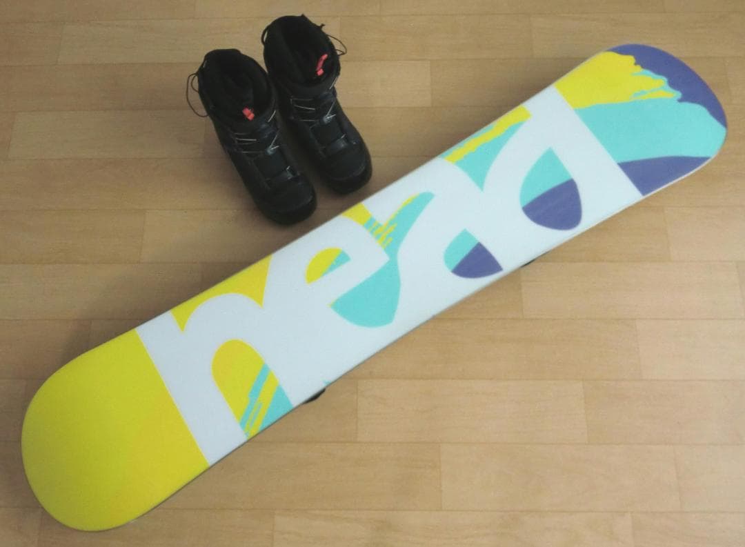 ■■送料無料■HEAD■女性用スノボセット■板142靴24■BOA■WAX済■■