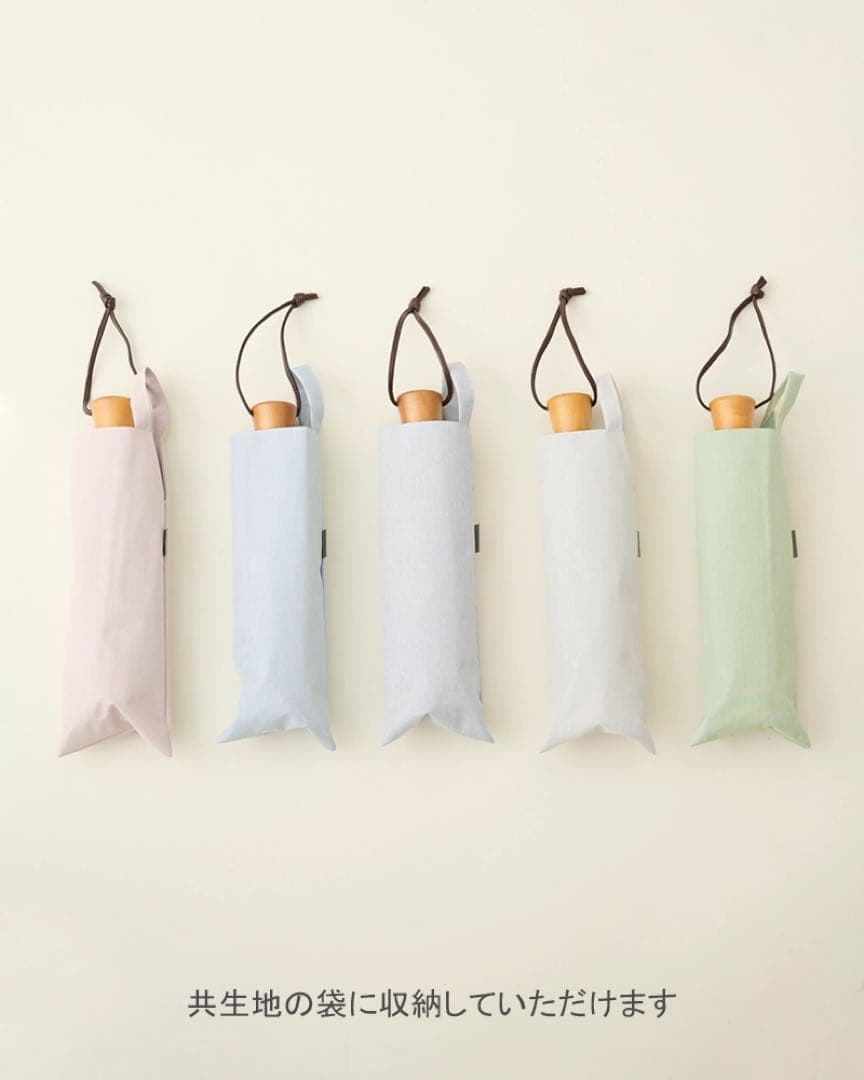 【新品未使用】３段折 / moku(ブルー)