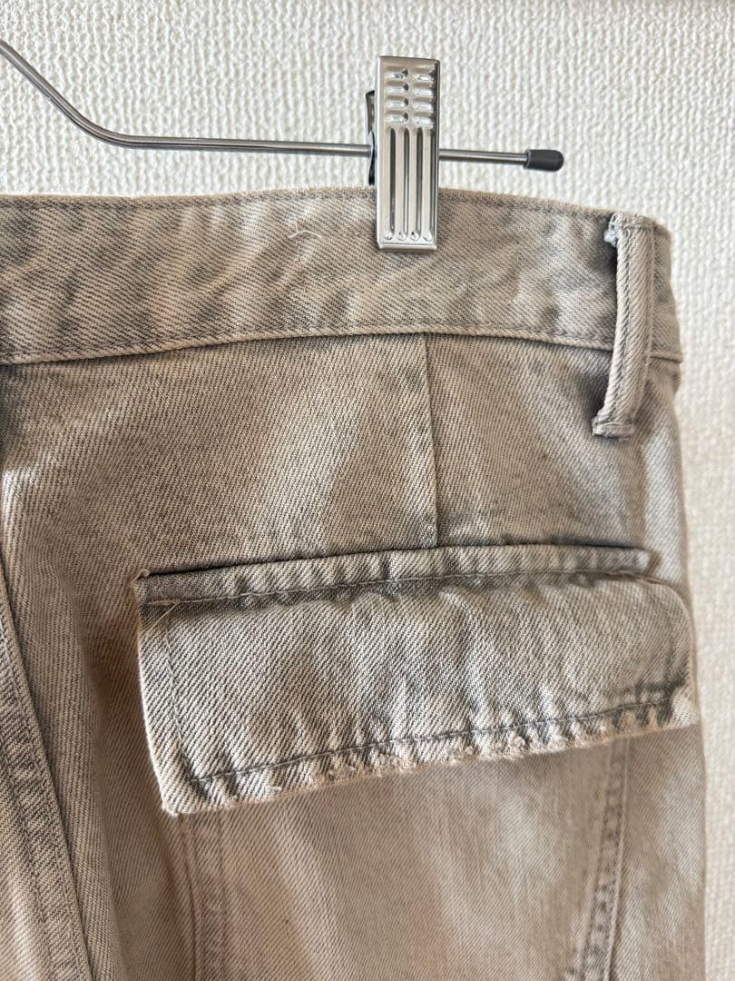 【大人気完売商品！タグ付き】ZARA カーゴ ミッドライズ デニムパンツ