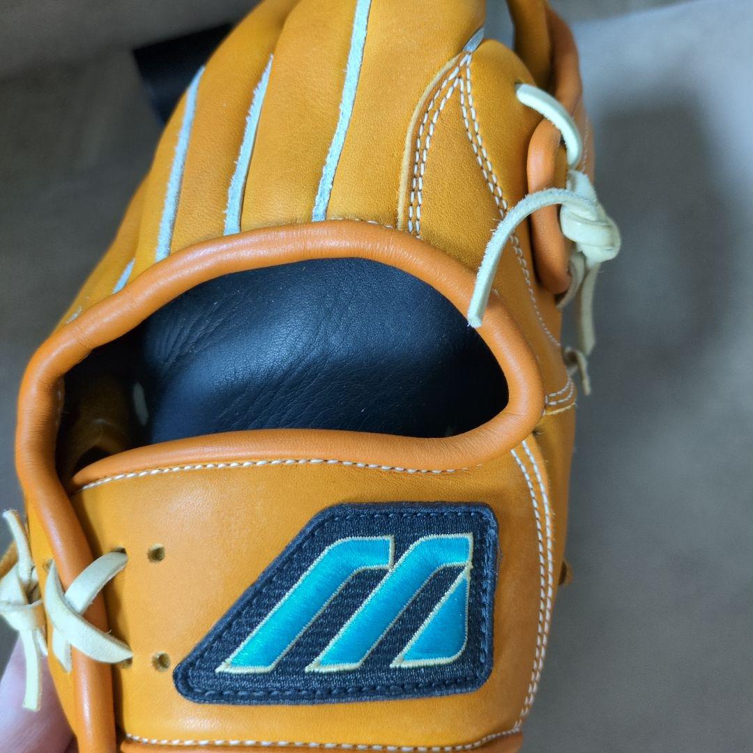 【極美品】Mizuno Professional グローブ オレンジ　ミズノ