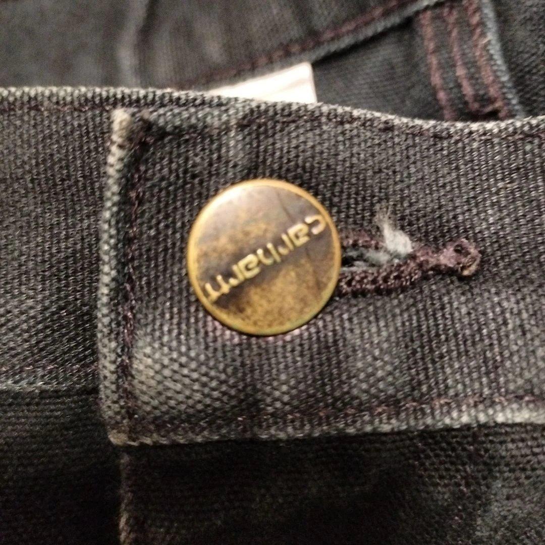 Carhartt B136 ダブルニー ワークパンツ ブラック フェード