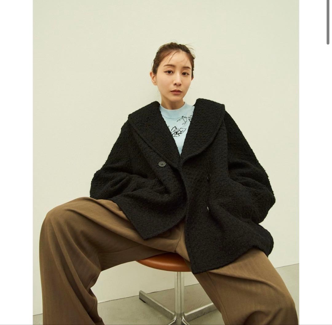 MINAMI TANAKA×CLANE OVER TWEED COAT クラネ