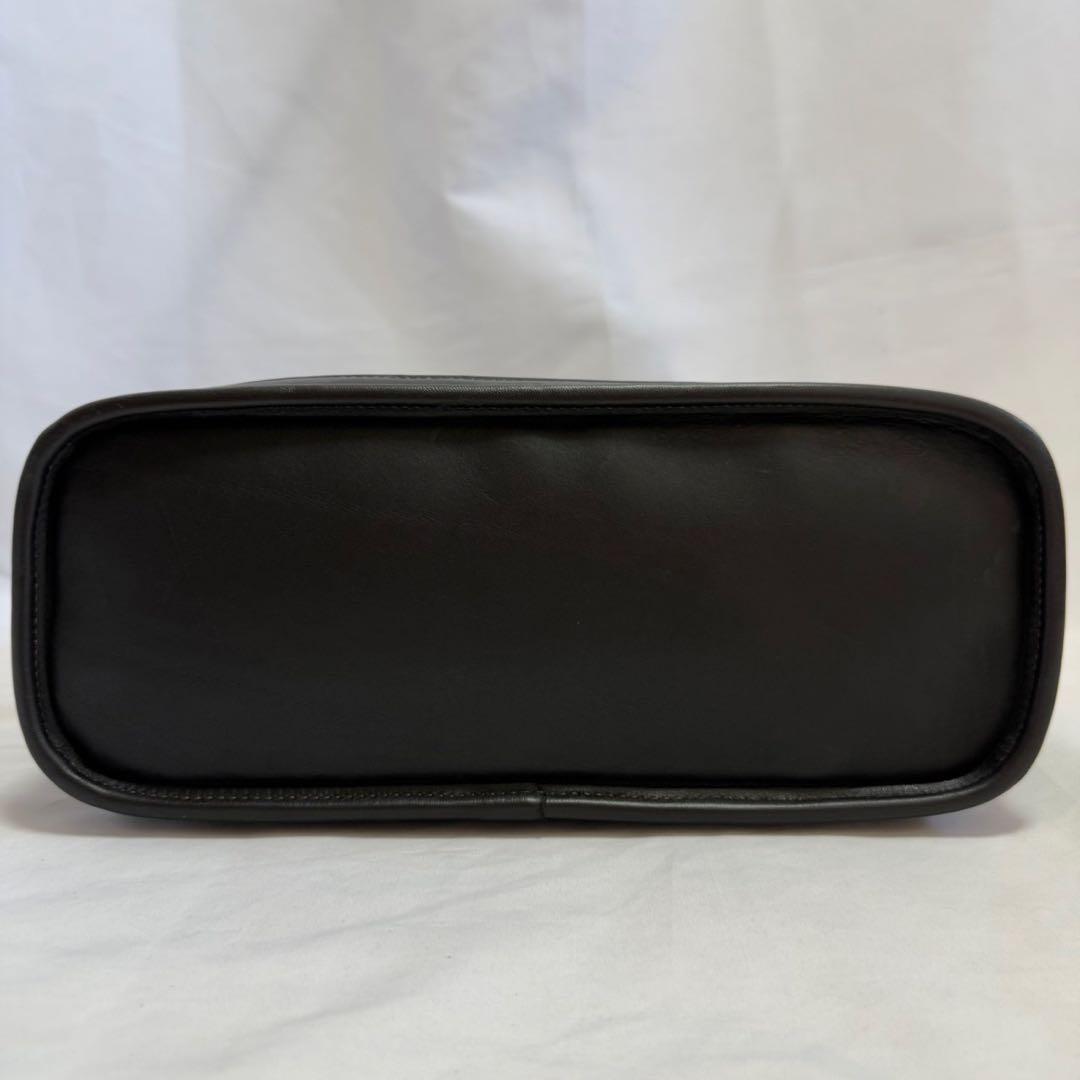 【極美品】オールドコーチ 9303 ハンドバッグ レザー 手提げ 黒 チャーム