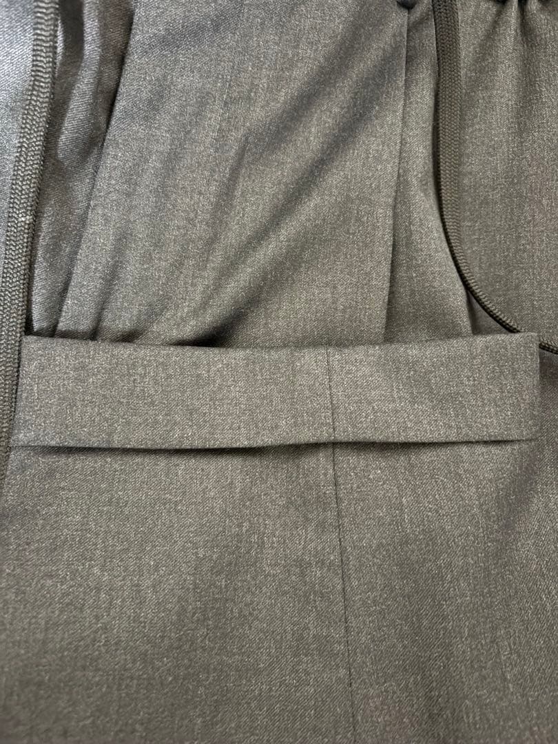 TAGLIATORE タリアトーレ1プリーツウールリラックスパンツ48 グレー